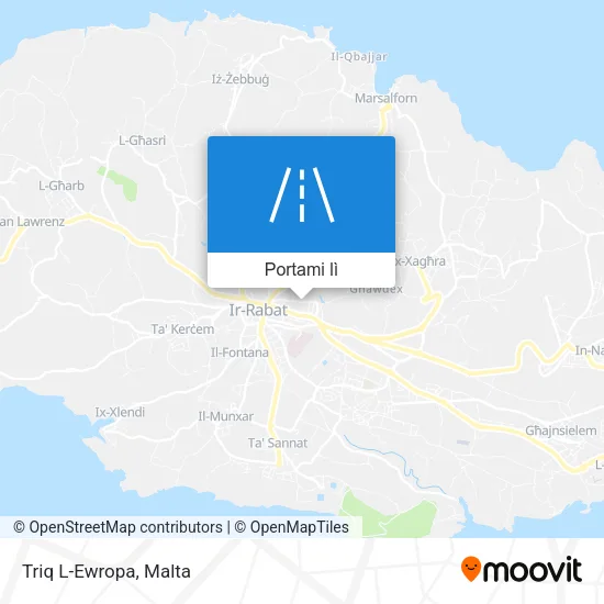 Mappa Triq L-Ewropa