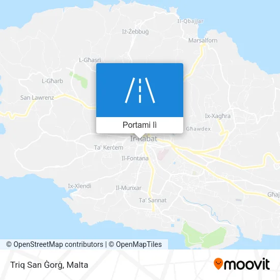 Mappa Triq San Ġorġ