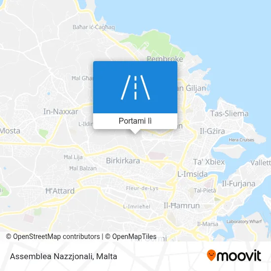Mappa Assemblea Nazzjonali