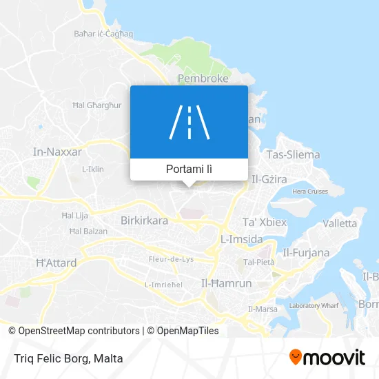 Mappa Triq Felic Borg
