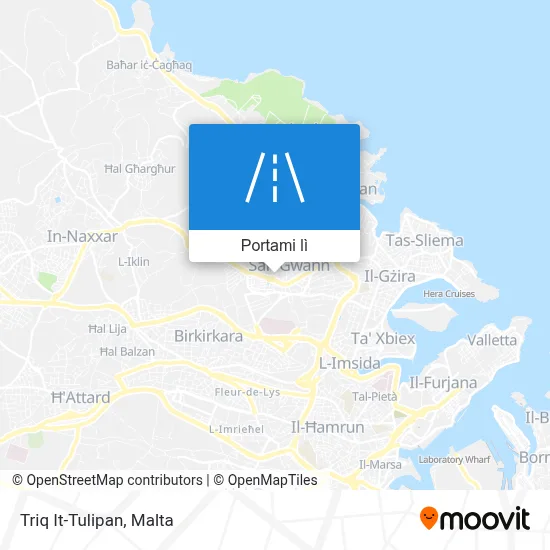 Mappa Triq It-Tulipan
