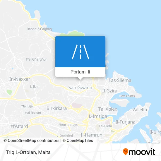 Mappa Triq L-Ortolan