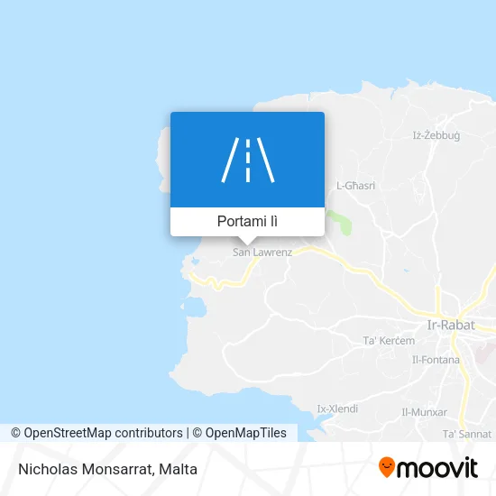 Mappa Nicholas Monsarrat