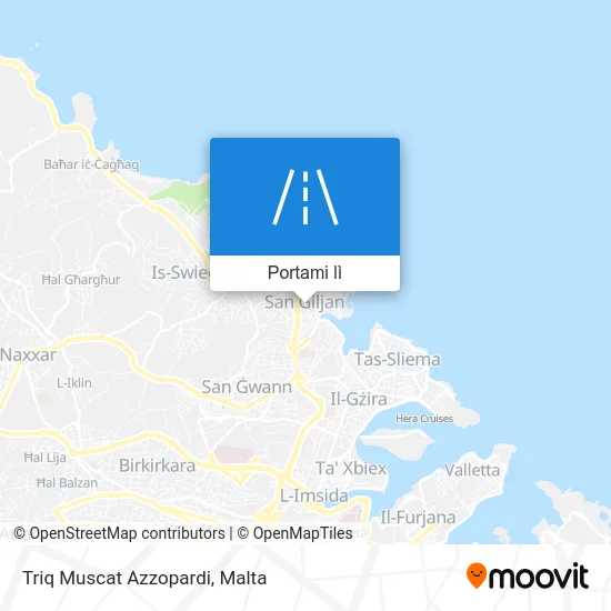Mappa Triq Muscat Azzopardi