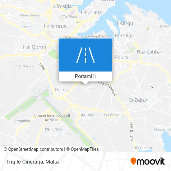 Mappa Triq Iċ-Ċinerarja