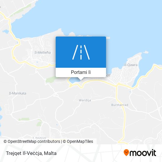 Mappa Trejqet Il-Veċċja