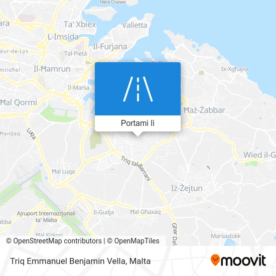 Mappa Triq Emmanuel Benjamin Vella