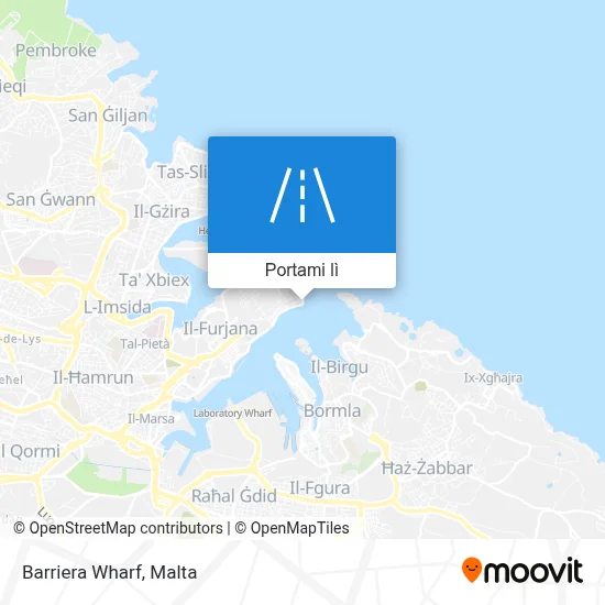 Mappa Barriera Wharf