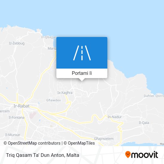 Mappa Triq Qasam Ta' Dun Anton