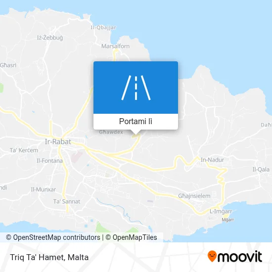 Mappa Triq Ta' Hamet