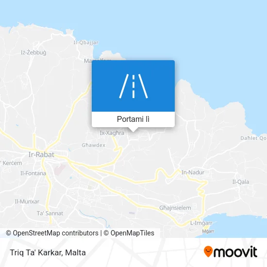 Mappa Triq Ta' Karkar