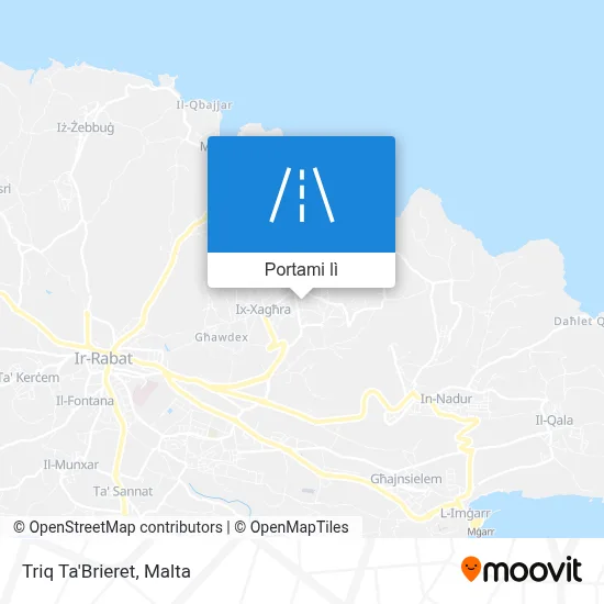 Mappa Triq Ta'Brieret
