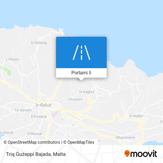 Mappa Triq Ġużeppi Bajada