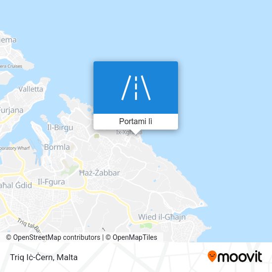 Mappa Triq Iċ-Ċern