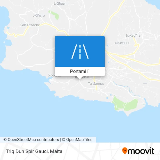 Mappa Triq Dun Spir Gauci