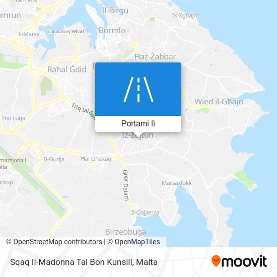 Mappa Sqaq Il-Madonna Tal Bon Kunsill