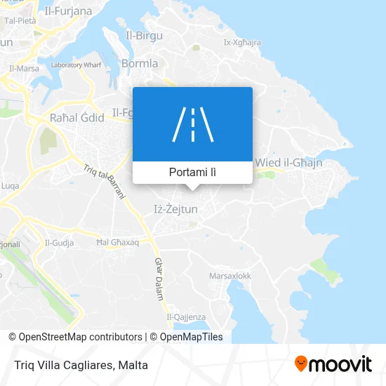 Mappa Triq Villa Cagliares