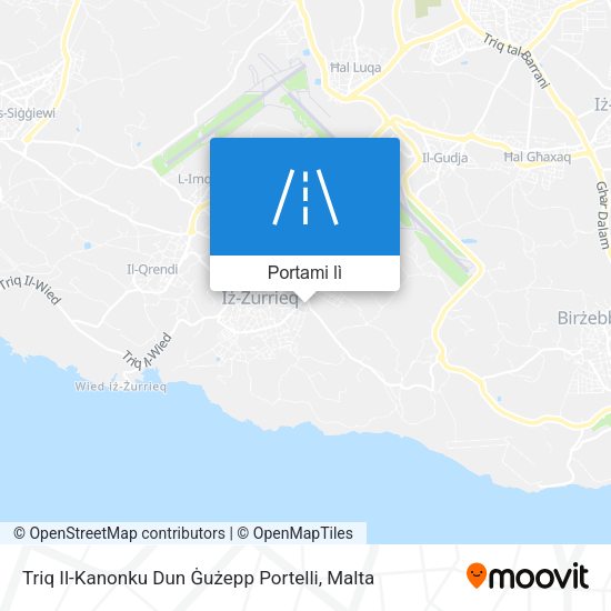 Mappa Triq Il-Kanonku Dun Ġużepp Portelli