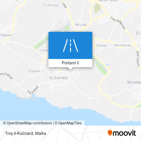 Mappa Triq Il-Kuċċard