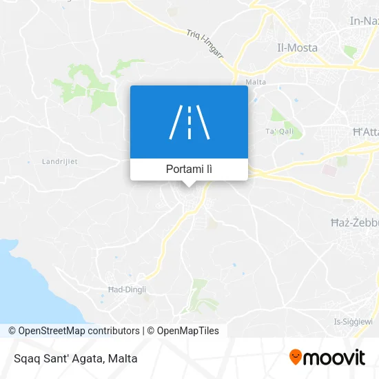 Mappa Sqaq Sant' Agata