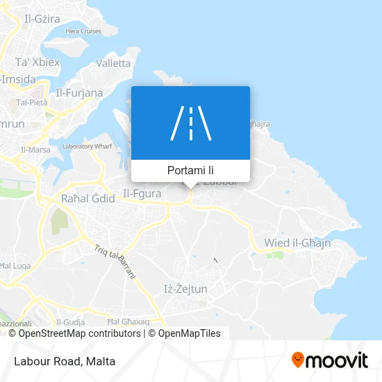 Mappa Labour Road