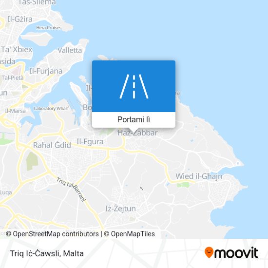 Mappa Triq Iċ-Ċawsli