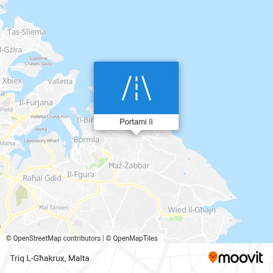 Mappa Triq L-Għakrux
