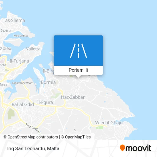 Mappa Triq San Leonardu