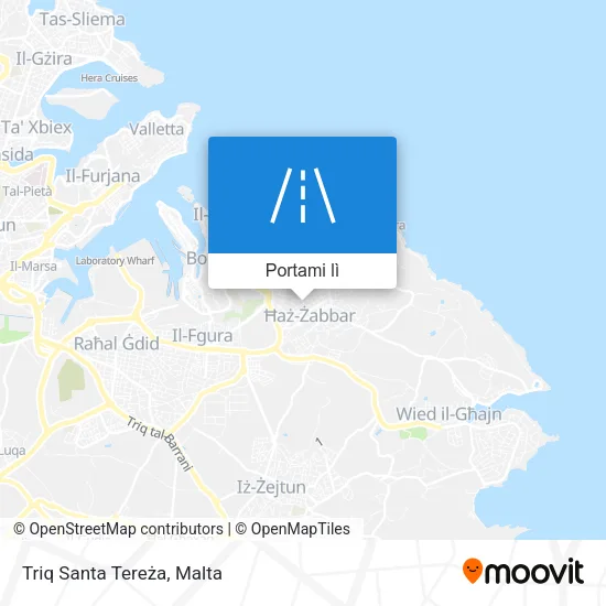 Mappa Triq Santa Tereża