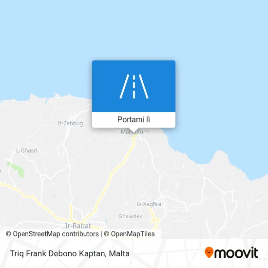Mappa Triq Frank Debono Kaptan