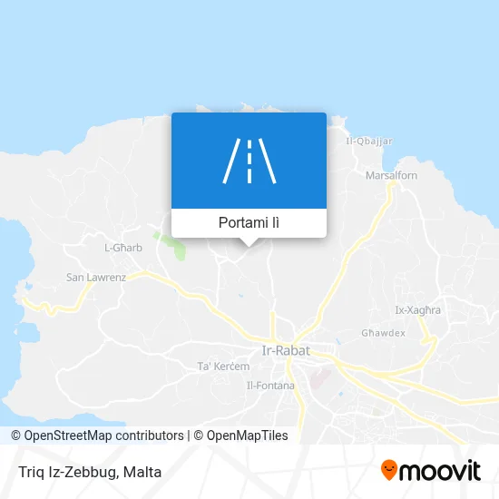 Mappa Triq Iz-Zebbug