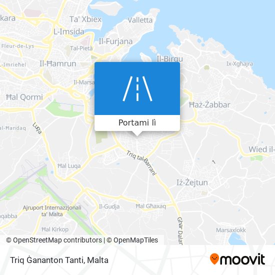 Mappa Triq Ġananton Tanti