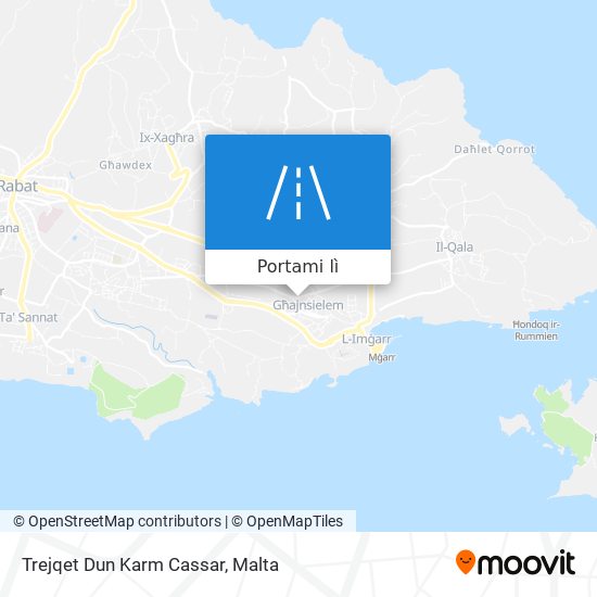 Mappa Trejqet Dun Karm Cassar