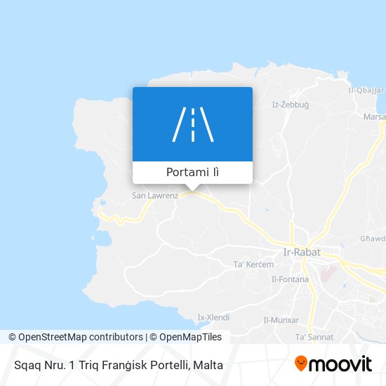 Mappa Sqaq Nru. 1 Triq Franġisk Portelli