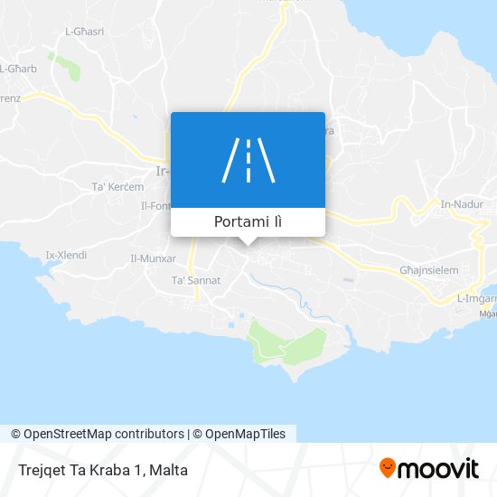 Mappa Trejqet Ta Kraba 1