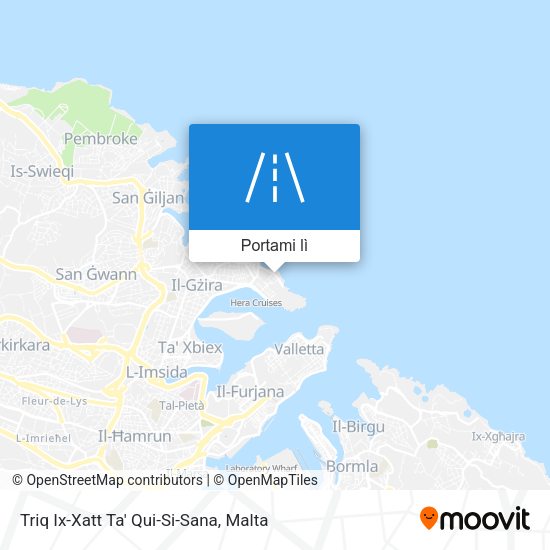 Mappa Triq Ix-Xatt Ta' Qui-Si-Sana