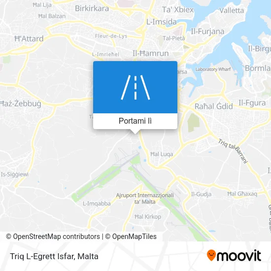 Mappa Triq L-Egrett Isfar