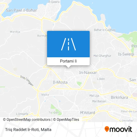 Mappa Triq Raddet Ir-Roti