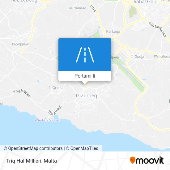 Mappa Triq Hal-Millieri