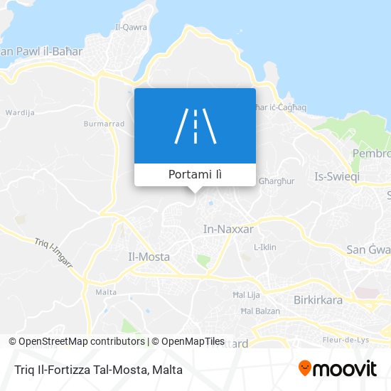 Mappa Triq Il-Fortizza Tal-Mosta