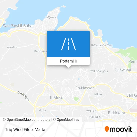 Mappa Triq Wied Filep