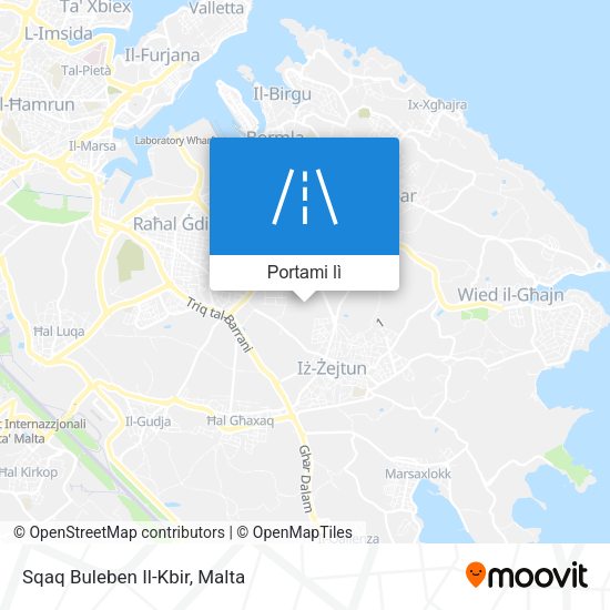 Mappa Sqaq Buleben Il-Kbir