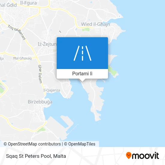 Mappa Sqaq St Peters Pool