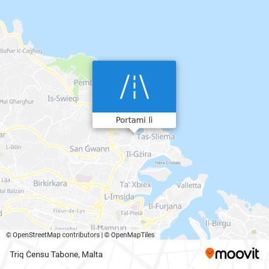 Mappa Triq Ċensu Tabone