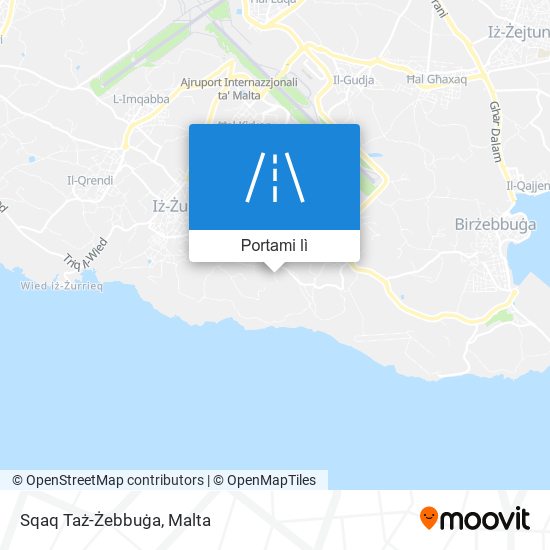 Mappa Sqaq Taż-Żebbuġa