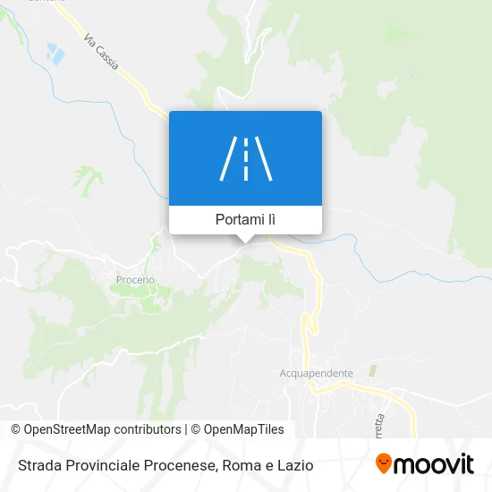 Mappa Strada Provinciale Procenese