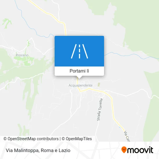 Mappa Via Malintoppa