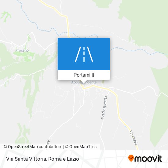 Mappa Via Santa Vittoria