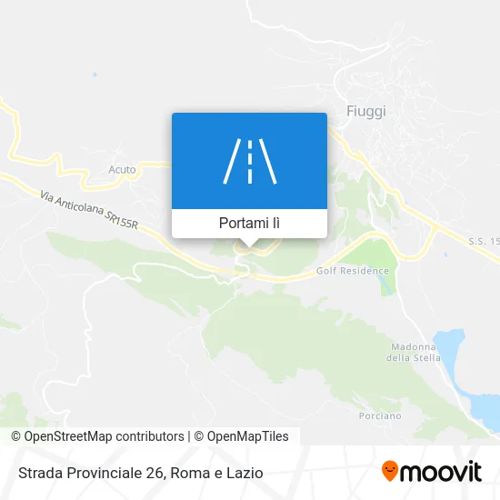 Mappa Strada Provinciale 26