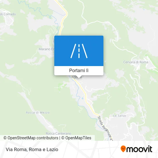 Mappa Via Roma